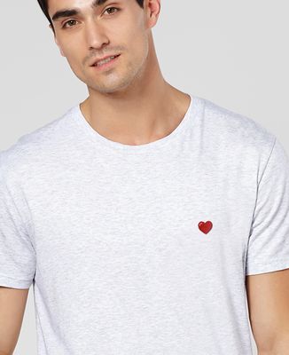 T-Shirt homme Coeur (brodé)