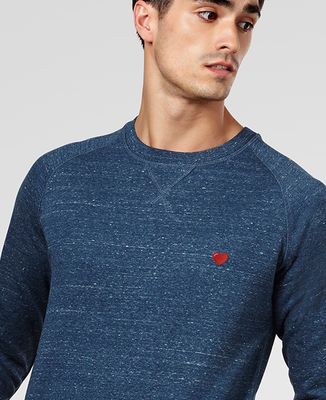 Sweatshirt homme Coeur (brodé)