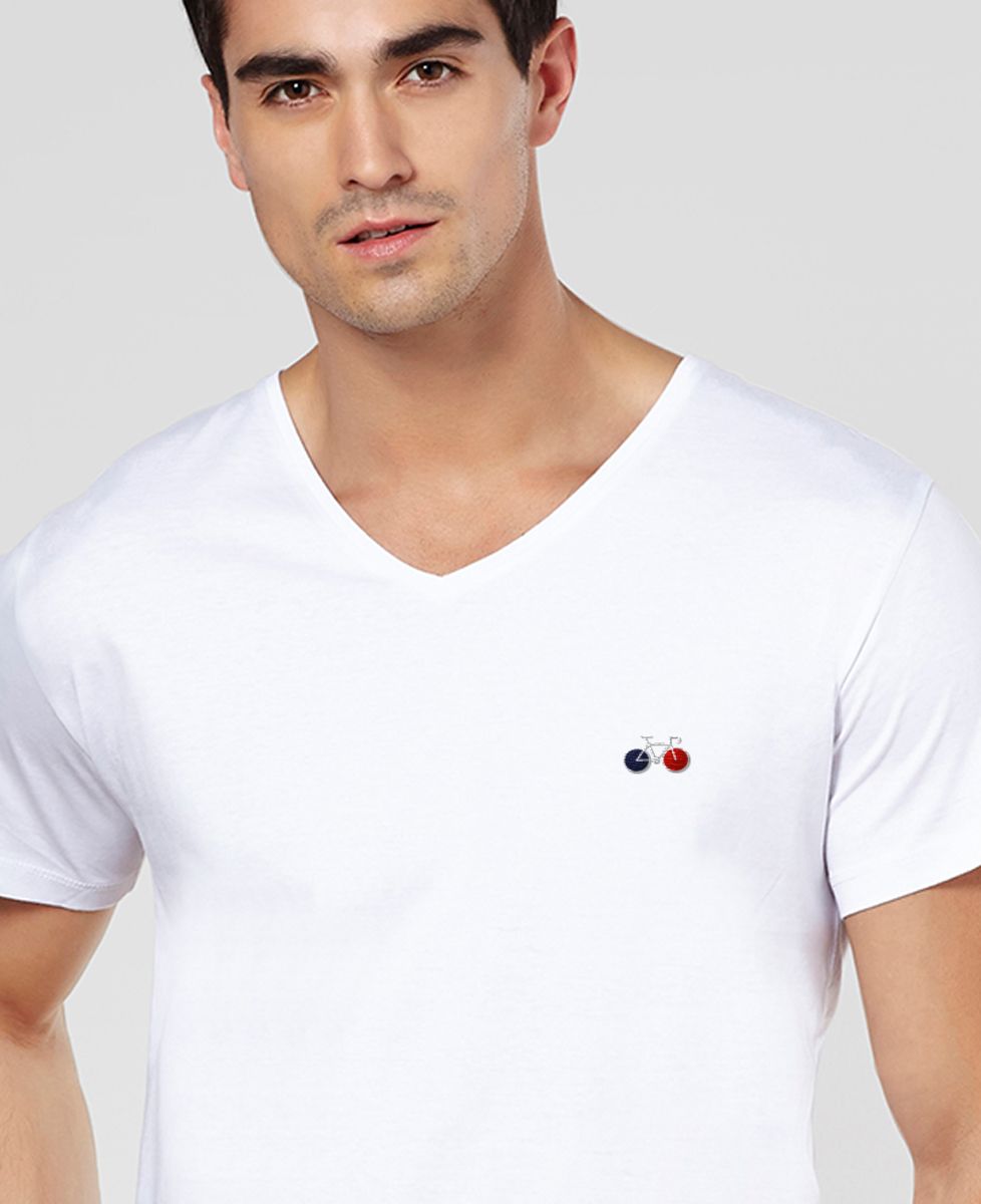 T-Shirt homme Vélo (brodé)