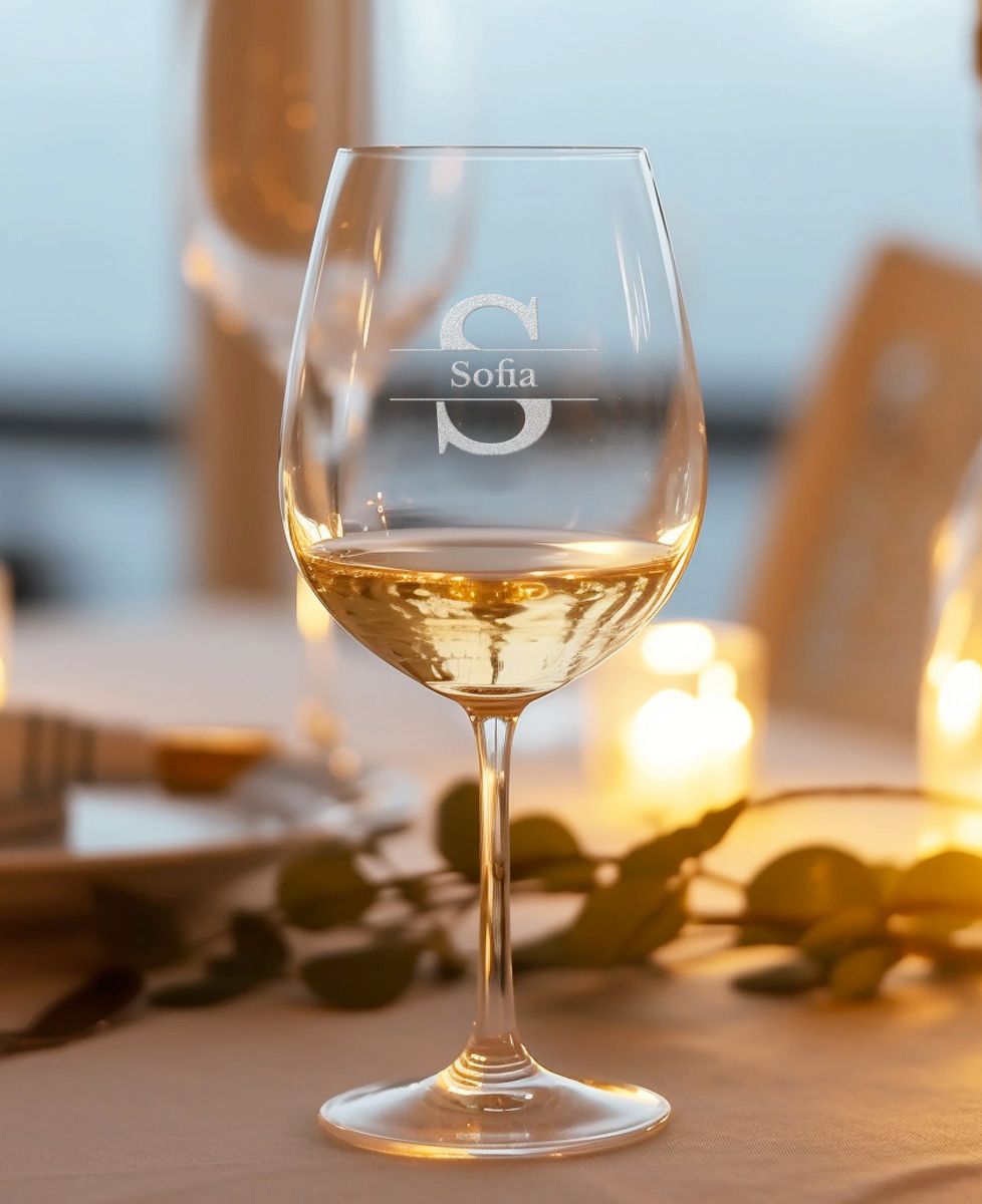 Verre à Vin Gravé "50 Et Fabuleux" - Cadeau Personnalisable Pour 50ème Anniversaire, Fabriqué Au Royaume-Uni