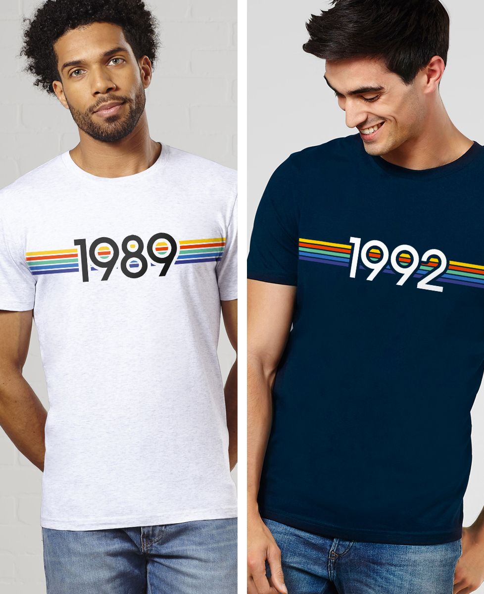 T-Shirt homme Année personnalisé