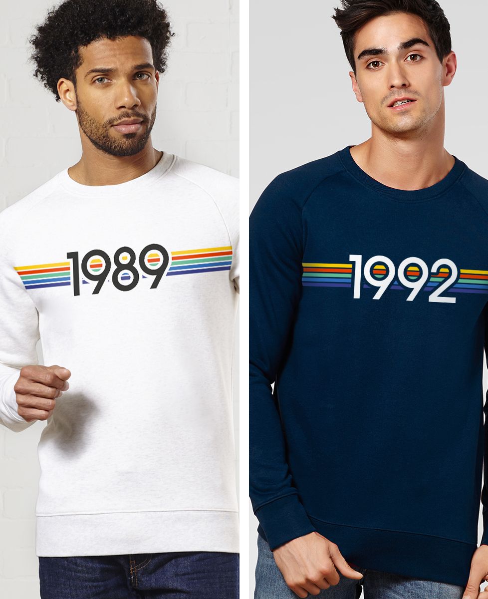 Sweatshirt homme Année personnalisé