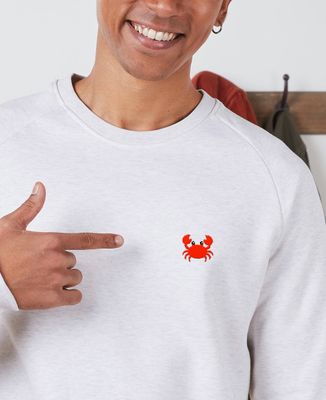 Men's sweatshirt Crab (embroidered) - Animals