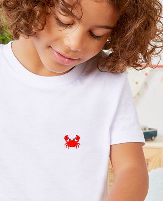 T-shirt bambino Granchio (ricamato) - Animali