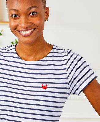 T-shirt per lei Granchio (ricamato) - Animali