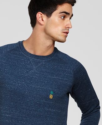 Sweatshirt homme Ananas (brodé)