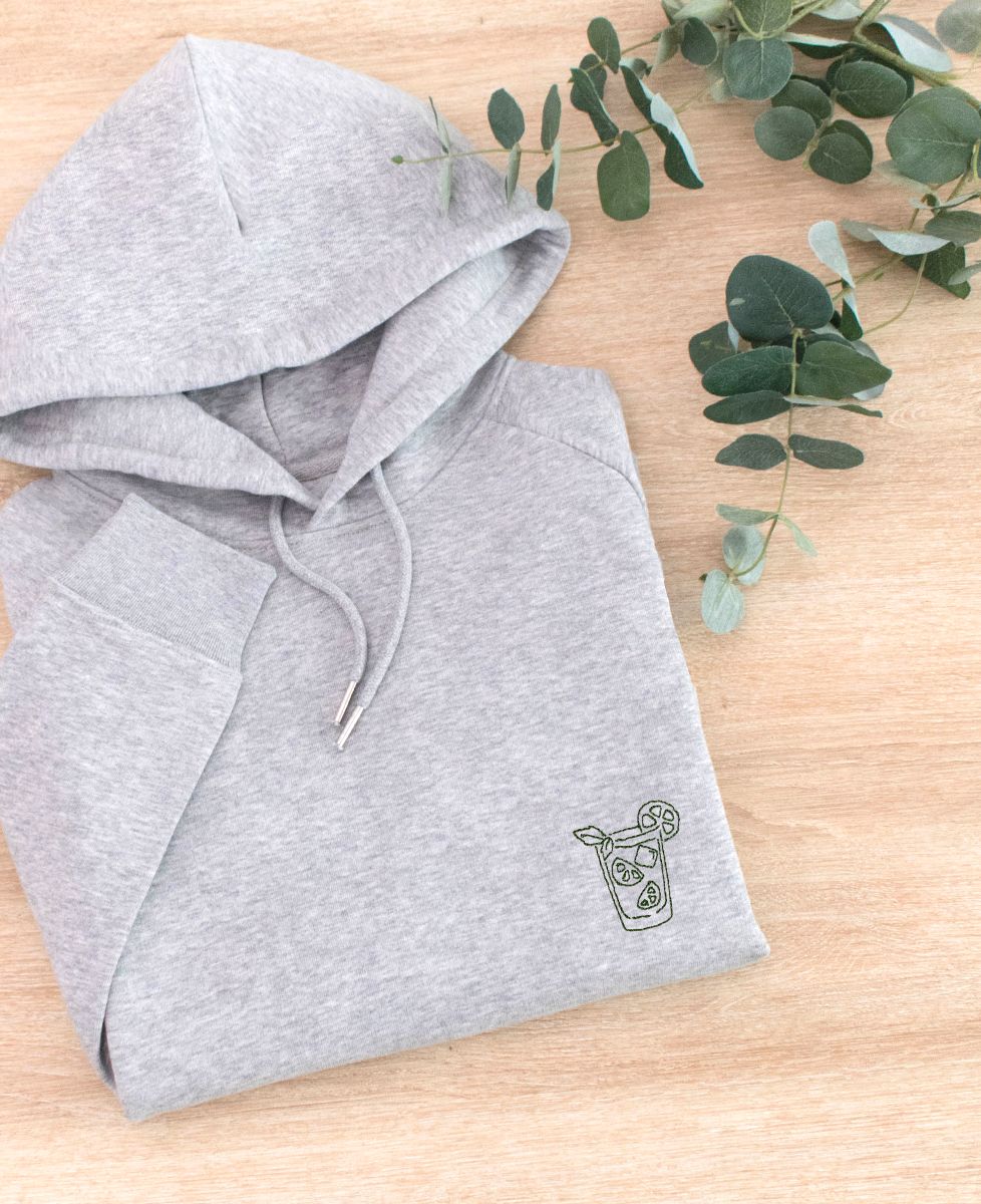 Women's Hoodie Mojito cocktail (embroidered) - Aperitif