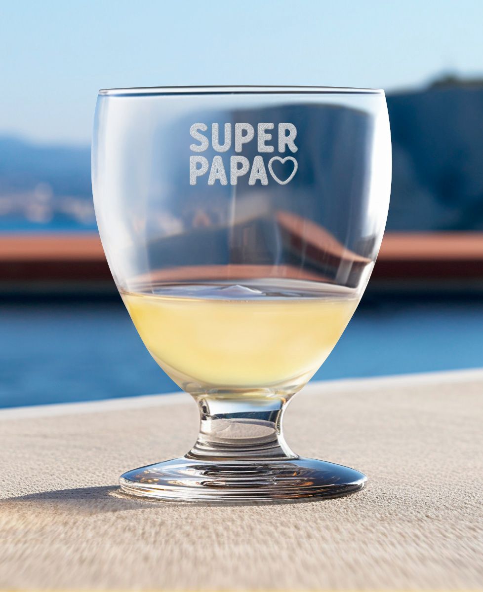 Verre à pastis Super papa - Apéro