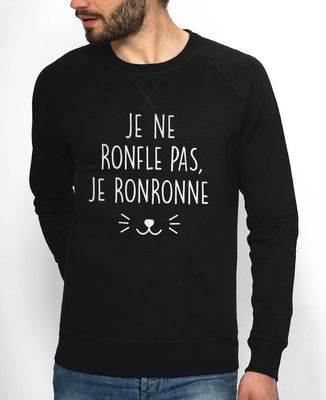 Sweatshirt homme Je ne ronfle pas
