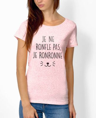 T-Shirt femme Je ne ronfle pas