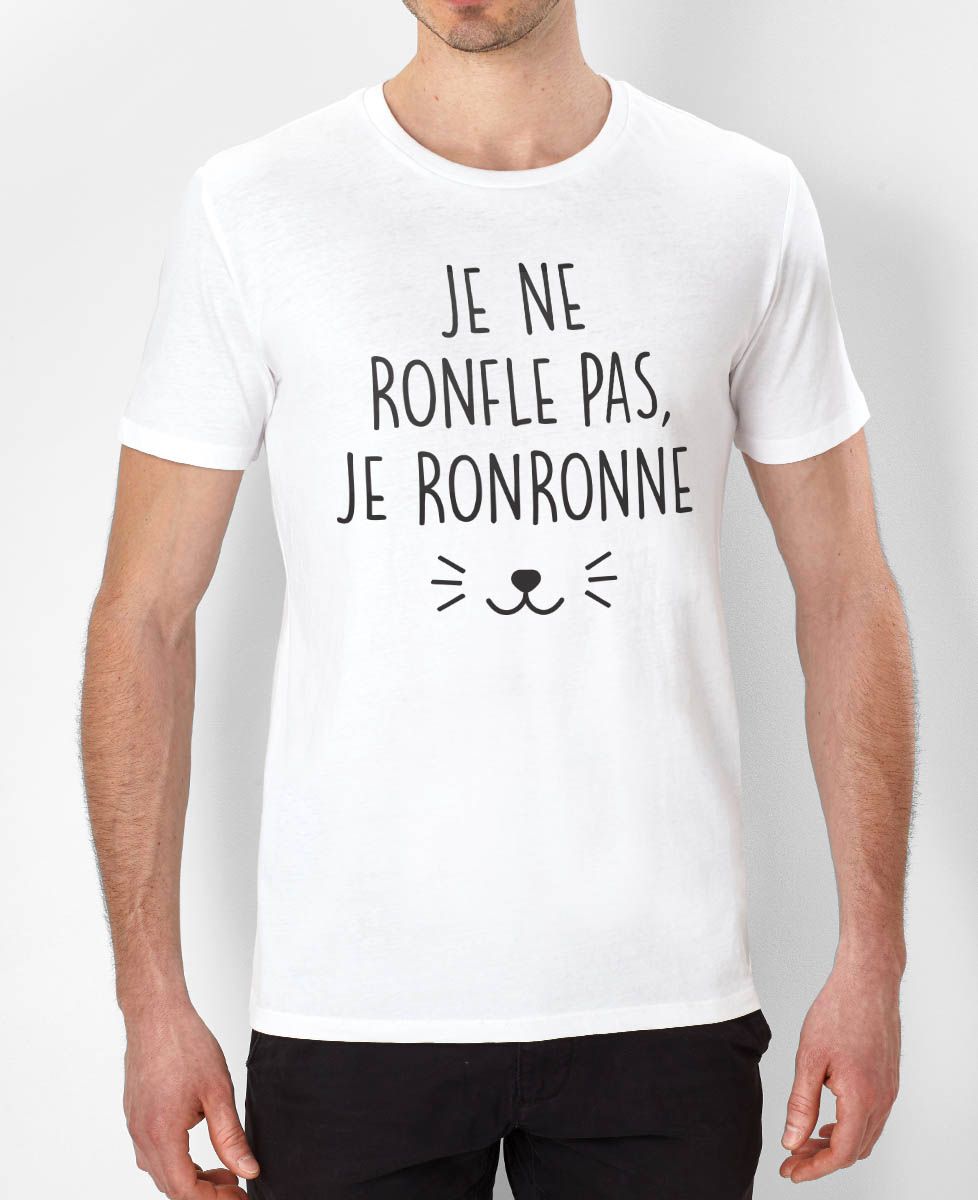 T-Shirt homme Je ne ronfle pas