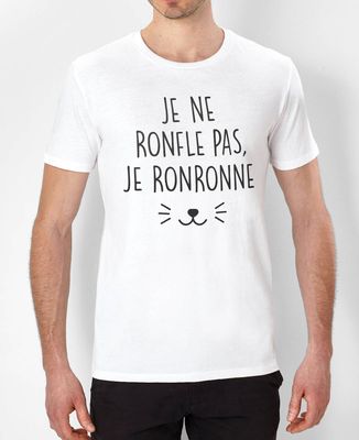 T-Shirt homme Je ne ronfle pas