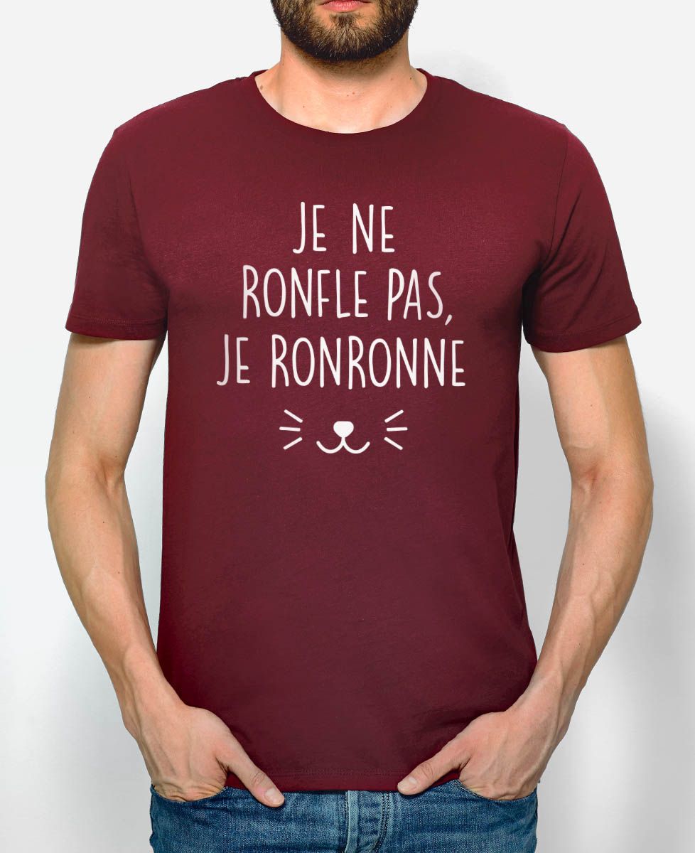 T-Shirt homme Je ne ronfle pas
