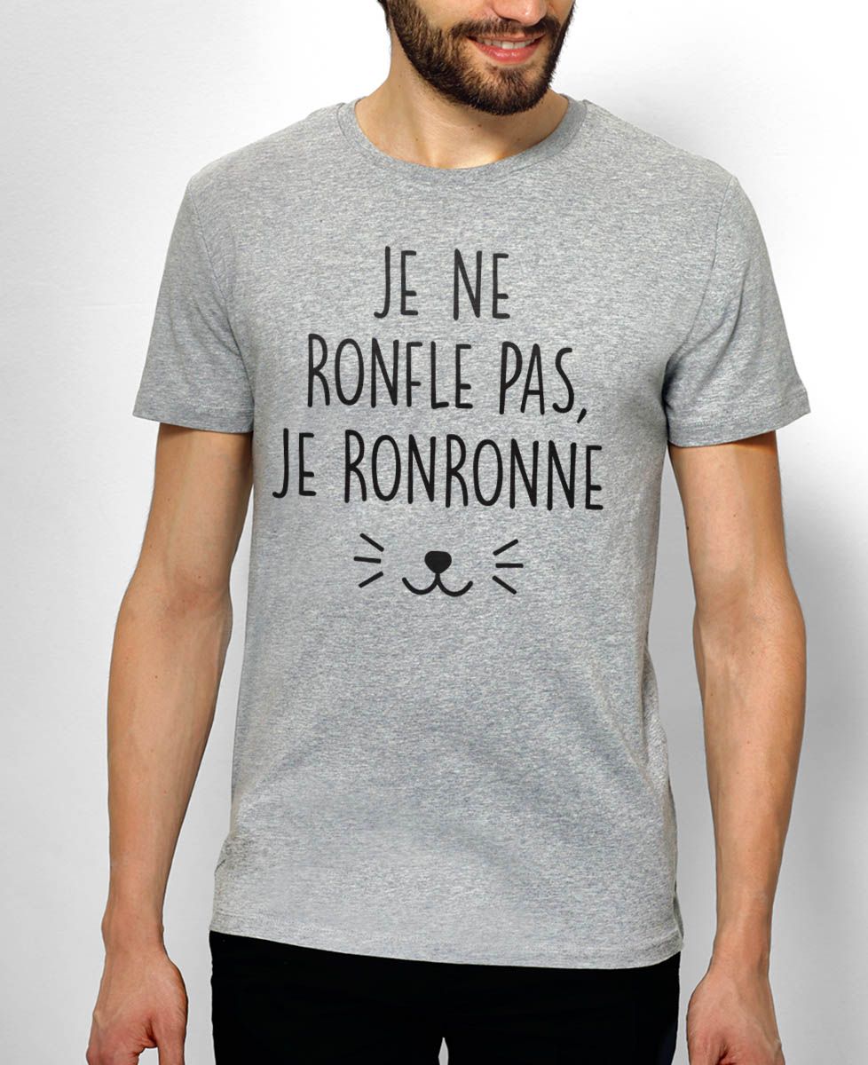 T-Shirt homme Je ne ronfle pas