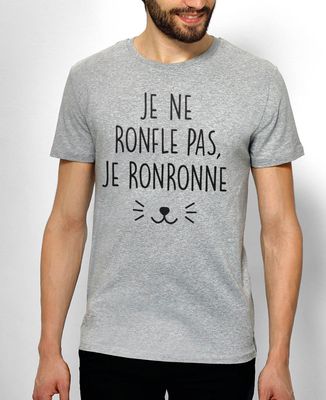 T-Shirt homme Je ne ronfle pas