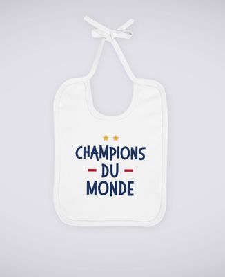 Bavoir Champions du monde