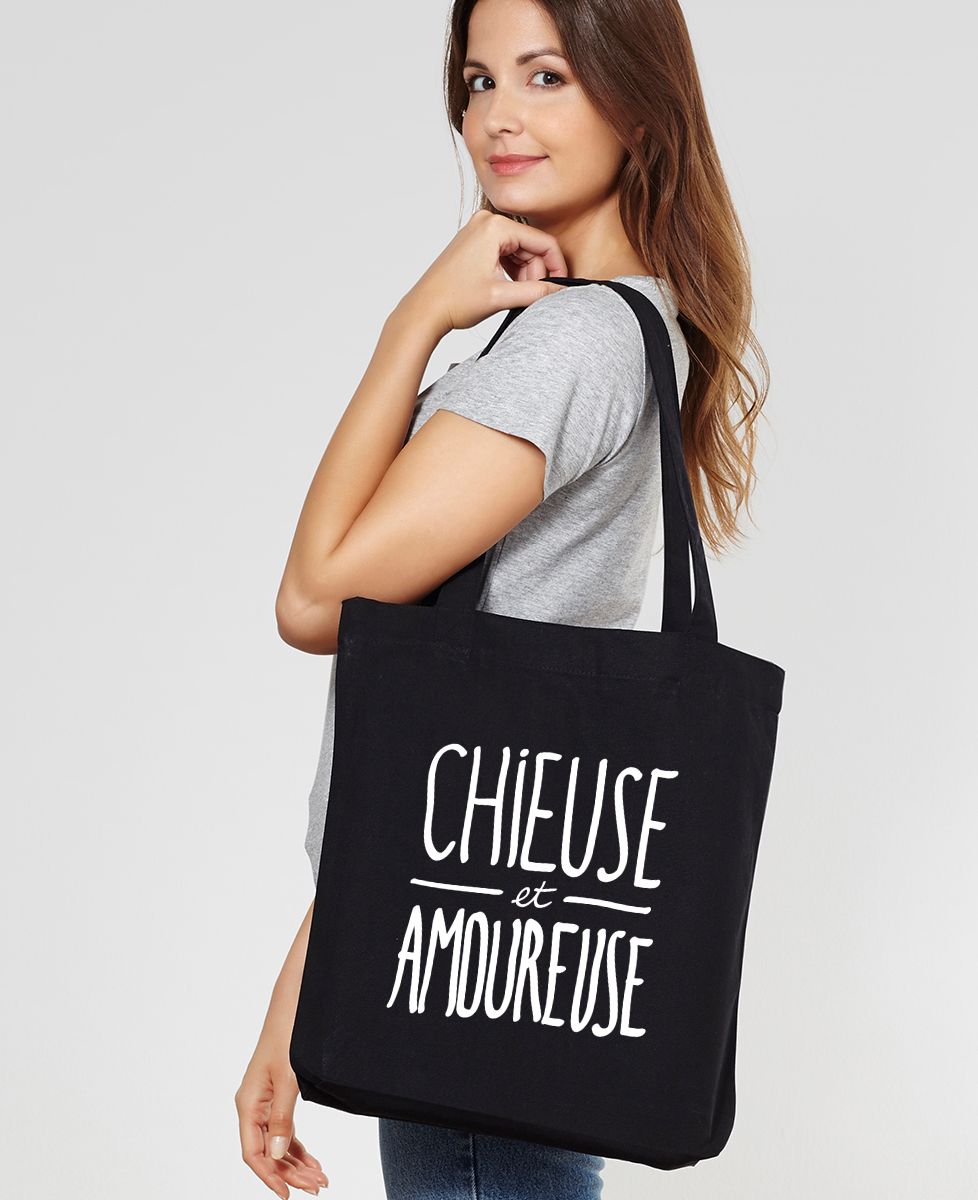 Tote bag Chieuse et amoureuse - Cadeaux Couple