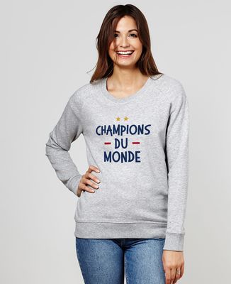 Sweatshirt femme Champions du monde