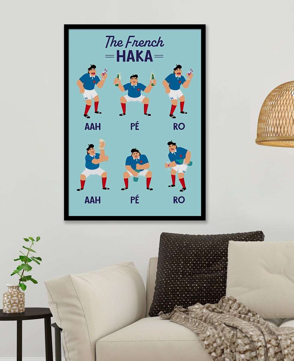 Affiche The French Haka - Sport, Rugby