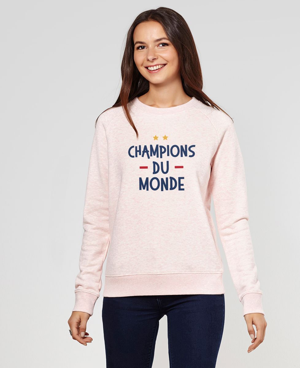 Sweatshirt femme Champions du monde