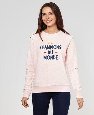 Sweatshirt femme Champions du monde