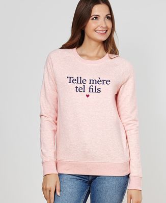 Sweatshirt femme Telle mère tel fils - Cadeaux Maman, Future Maman, Duo assortis