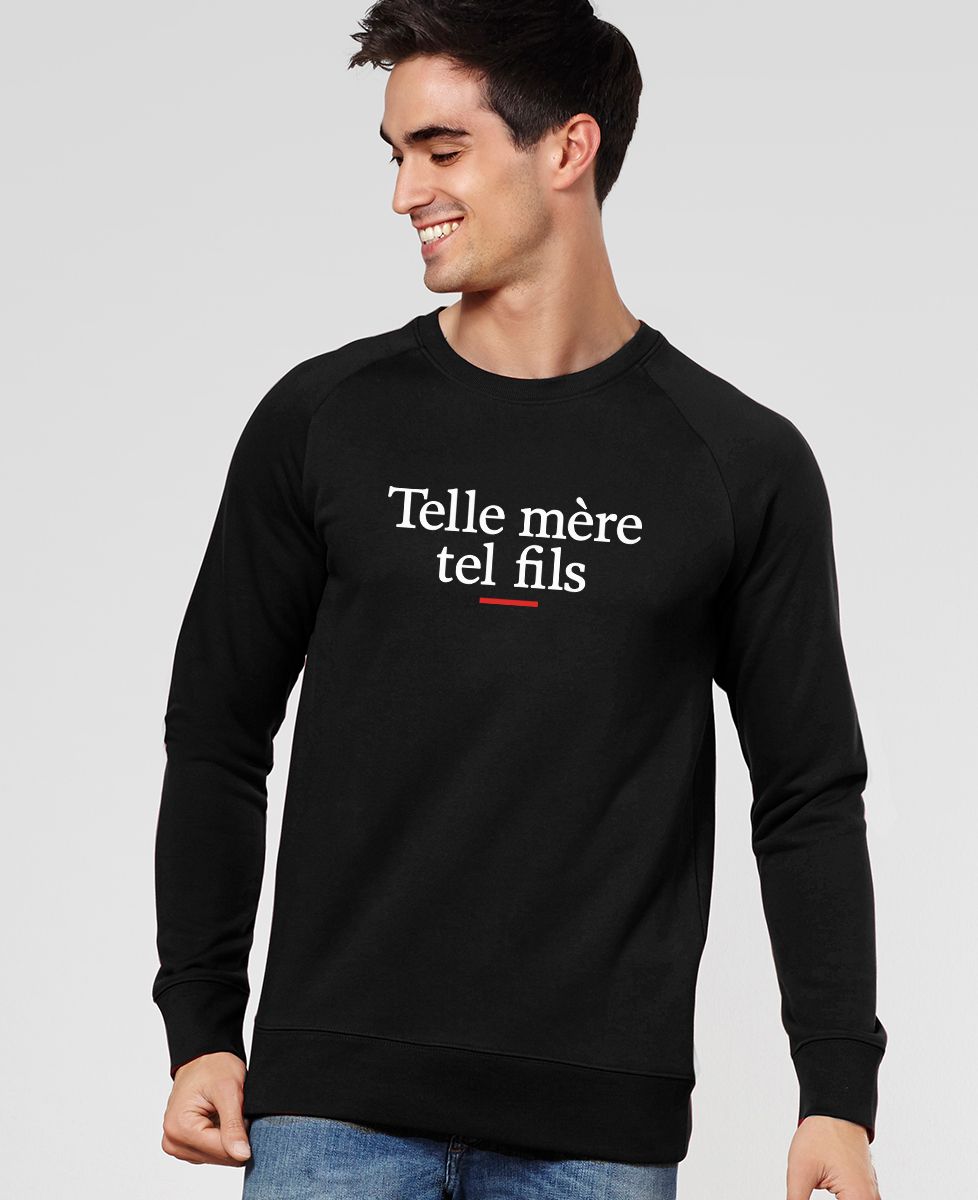 Sweatshirt homme Telle mère tel fils - Cadeaux Maman, Future Maman, Duo assortis