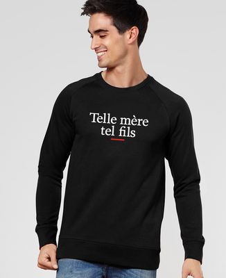 Sweatshirt homme Telle mère tel fils - Cadeaux Maman, Future Maman, Duo assortis