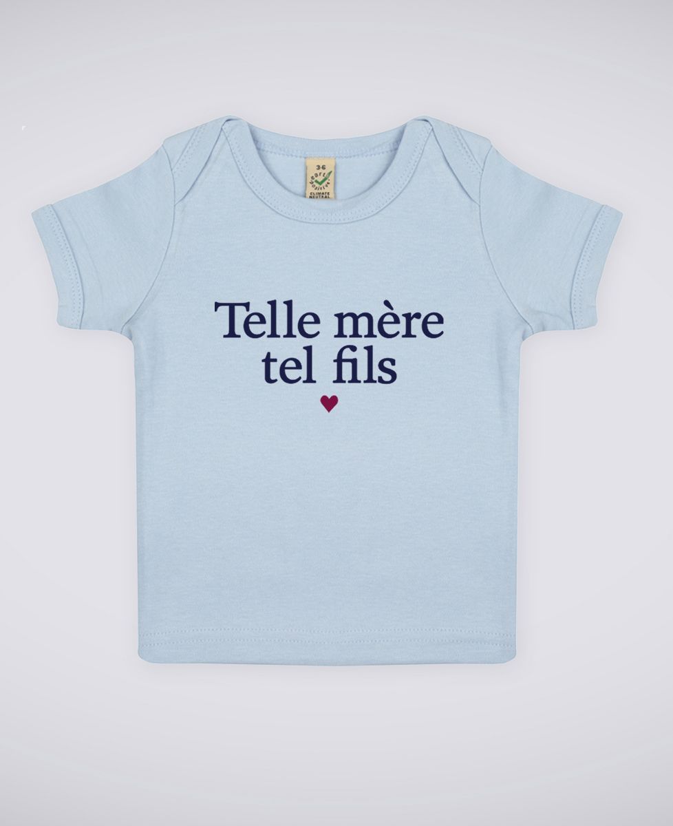 T Shirt Bebe Telle Mere Tel Fils Monsieur Tshirt Kids Mode Enfant