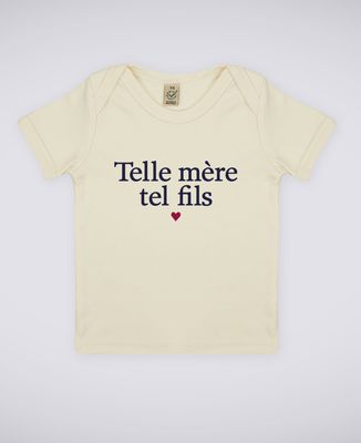 T-Shirt bébé Telle mère tel fils