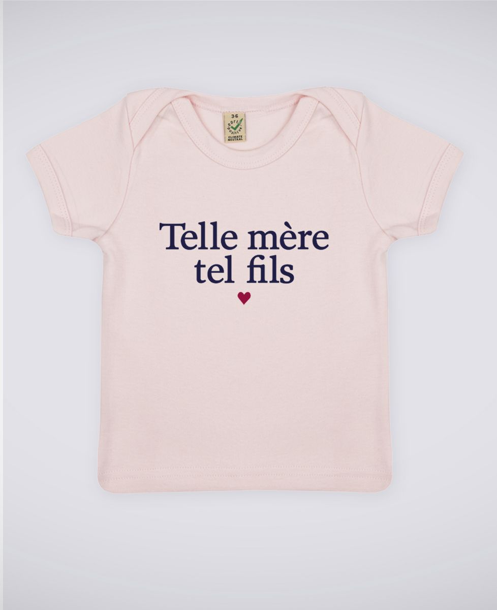 T-Shirt bébé Telle mère tel fils