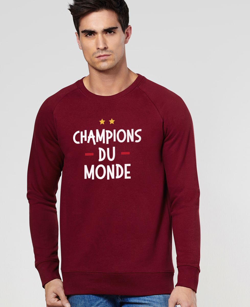 Sweatshirt homme Champions du monde