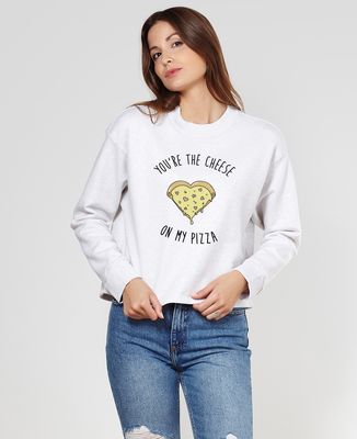 Sweatshirt femme You're the cheese