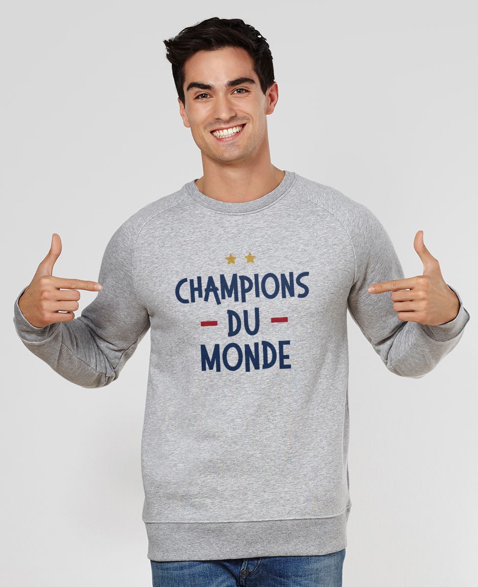 Sweatshirt homme Champions du monde