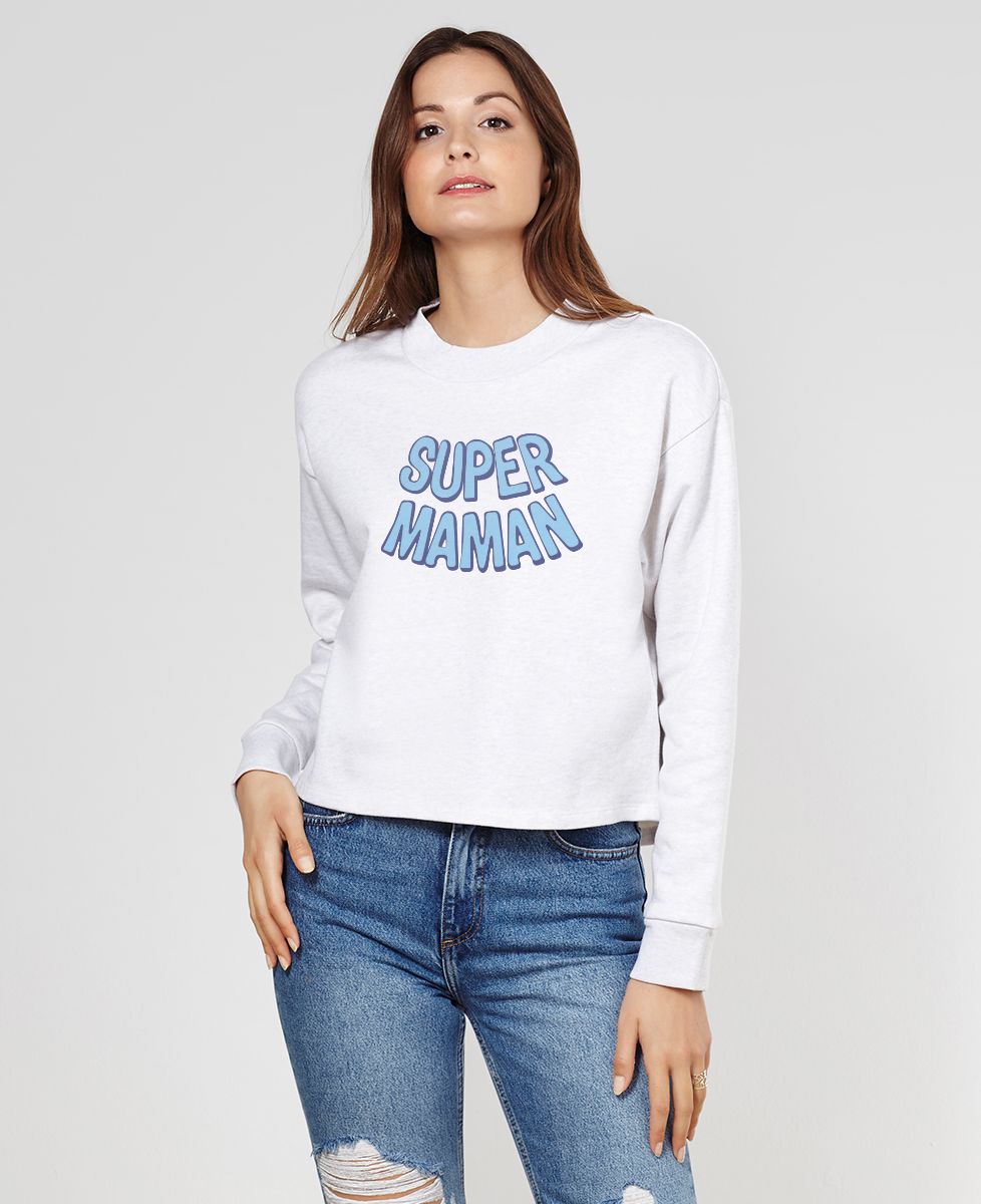 Sweatshirt femme Super maman