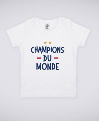 T-Shirt bébé Champions du monde
