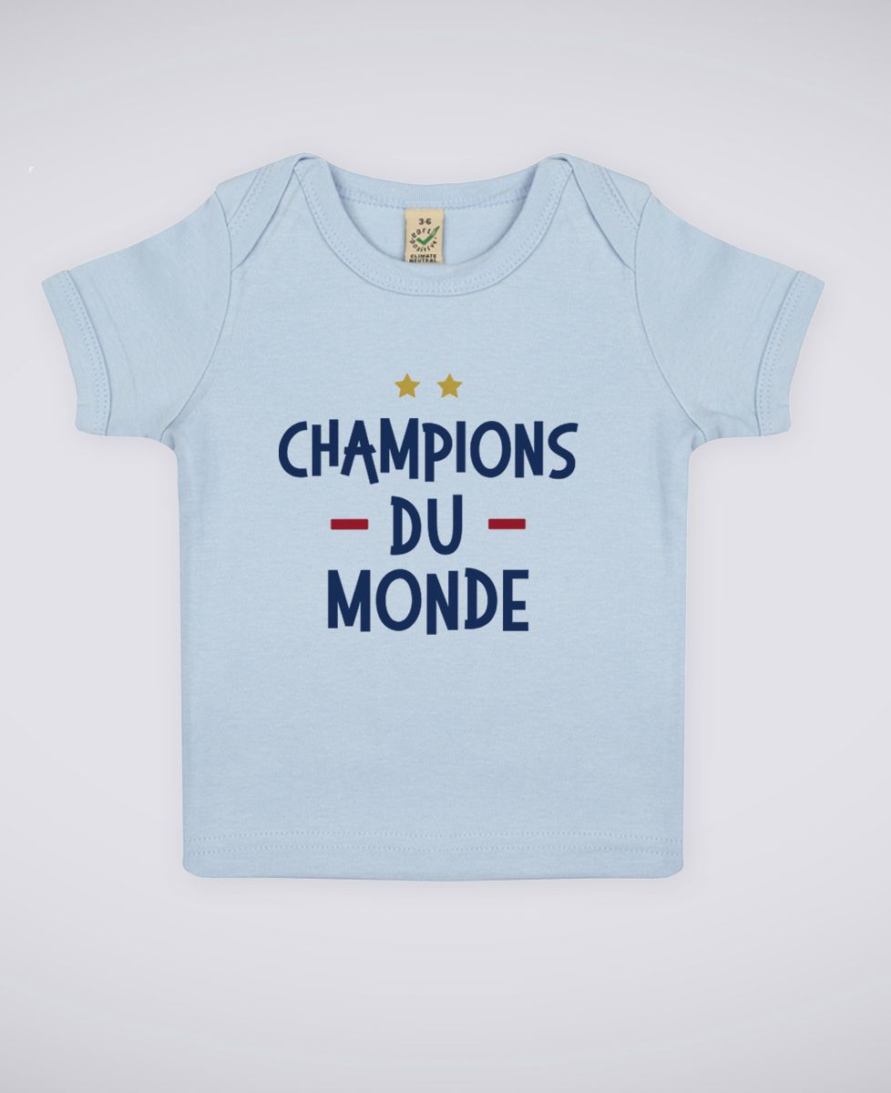 T-Shirt bébé Champions du monde