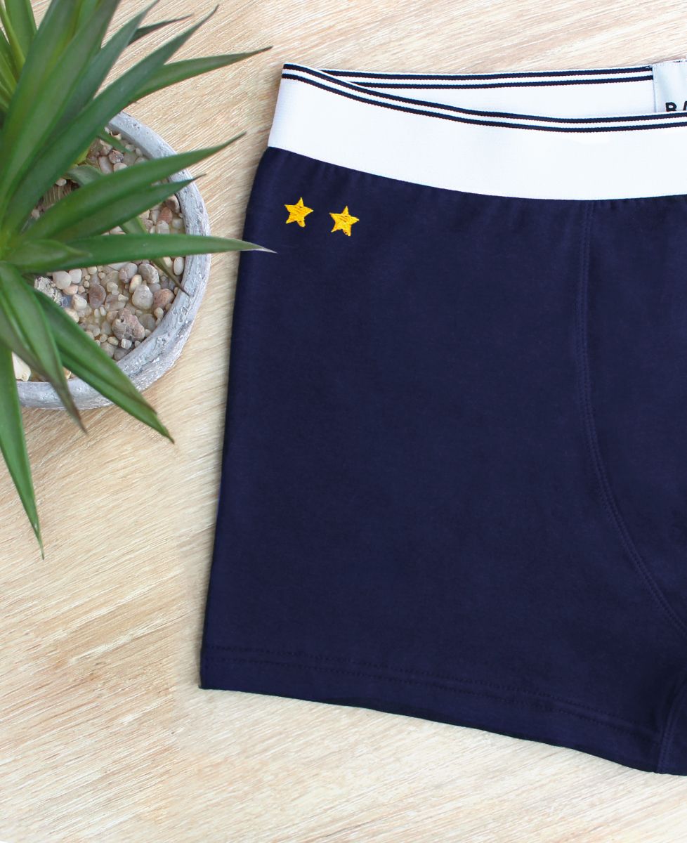 Boxer Deux étoiles (brodé)