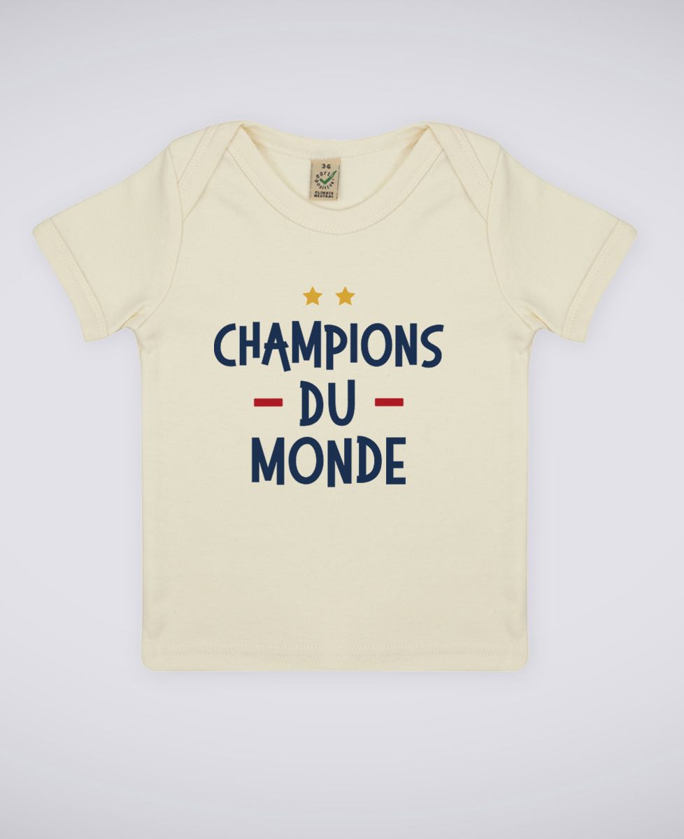 T-Shirt bébé Champions du monde