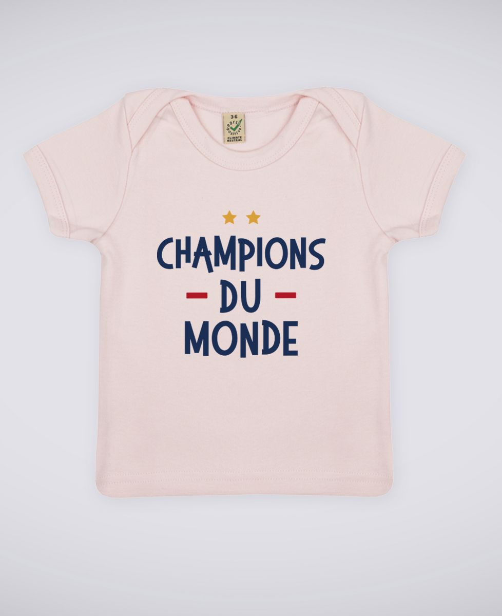 T-Shirt bébé Champions du monde