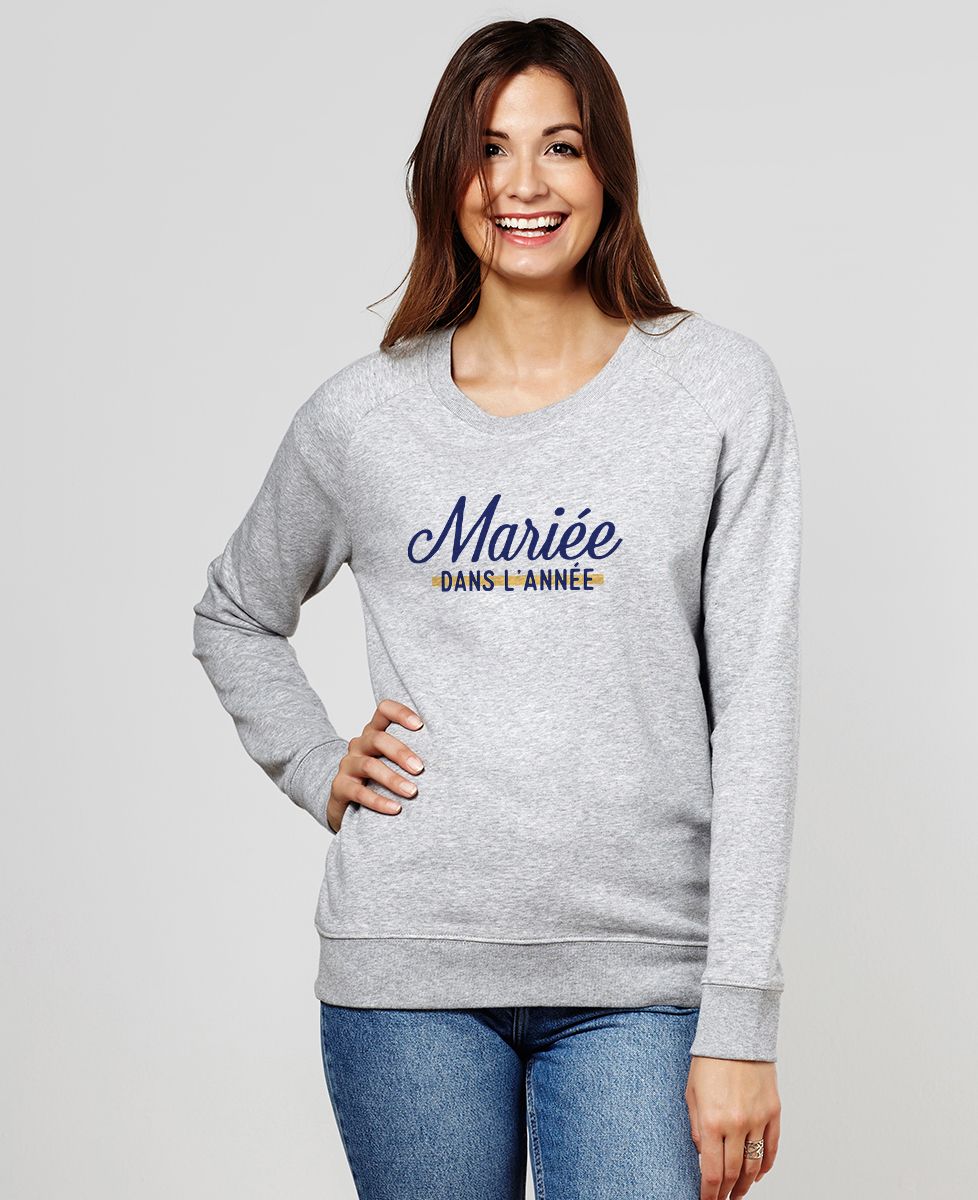 Sweatshirt femme Mariée dans l'année