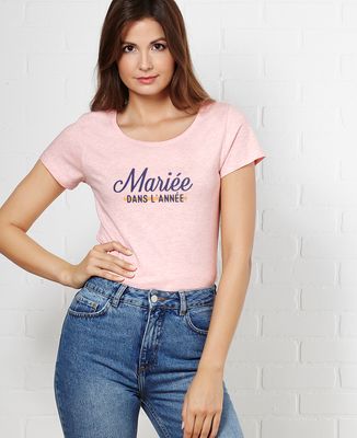 T-Shirt femme Mariée dans l'année