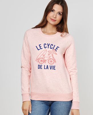 Sweatshirt femme Le cycle de la vie