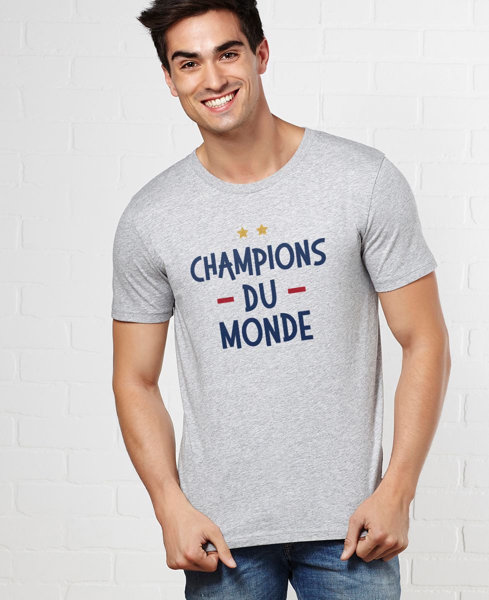 T-Shirt homme Champions du monde