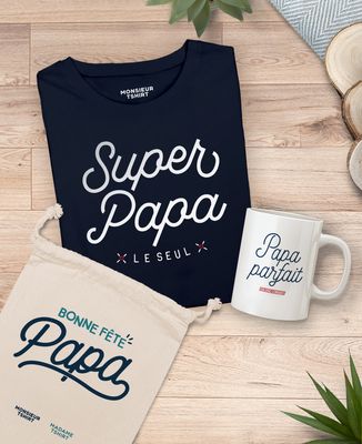 Coffret Super papa + mug papa parfait
