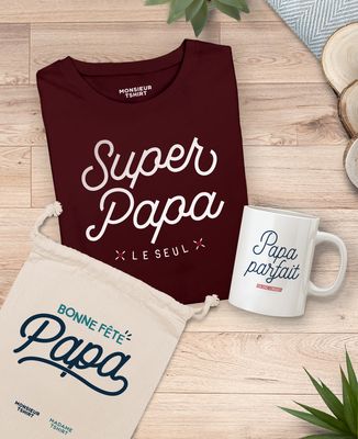 Coffret Super papa + mug papa parfait