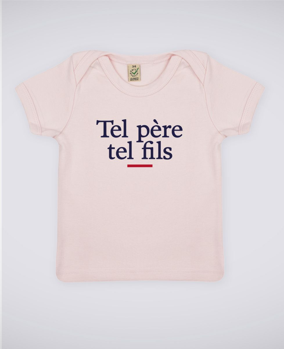 T-Shirt bébé Tel père tel fils
