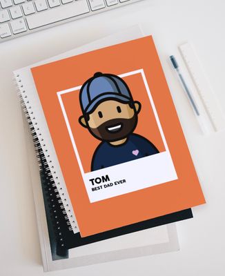 Notizbücher individualisierte Erwachsenenfigur - Papa-Geschenke, Geschenke Mama, Geek & Videospiele