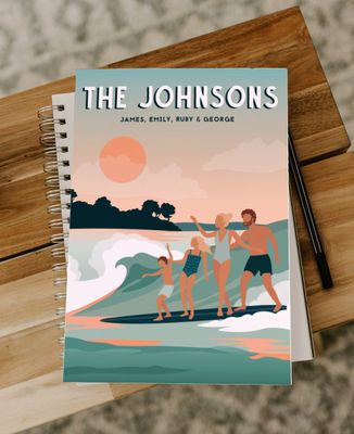 Notebooks Customized family surfing