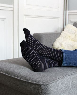 Chaussettes homme Fines rayures